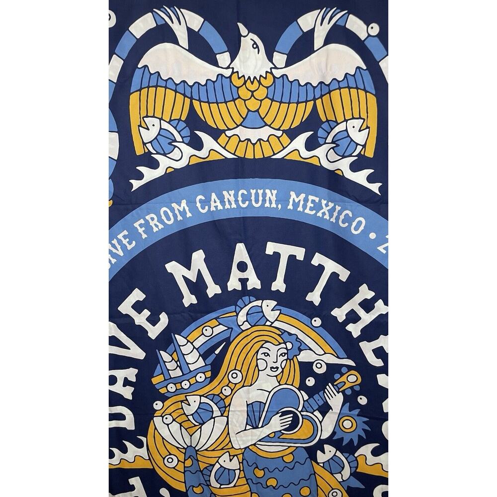 Dave Matthews Tim Reynolds Tapestry Cancun Mexico 2023 Double Sided Day of Dead - Picture 4 of 11